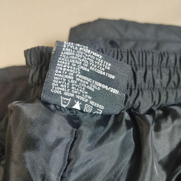 Snow Pants Black Youth Size 18 Protection System Waterproof Winter Gear Elastic - Picture 14 of 15